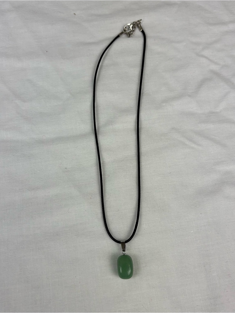 Green Stone Pendant Necklace - Women Jewelry